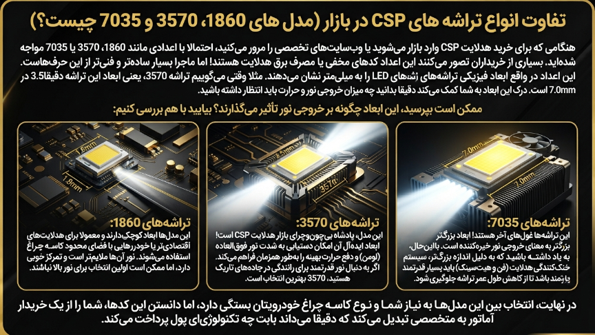انواع چیپ csp