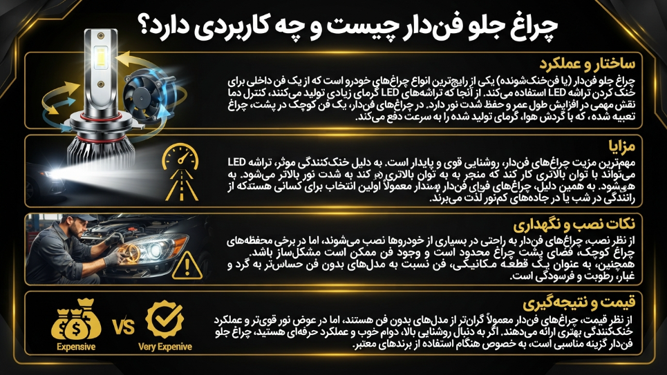 هدلایت فن دار چیست و چه کاربردی دارد