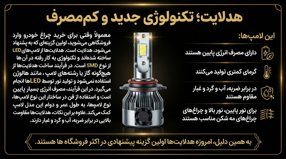 هدلایت تکنولوژی جدید