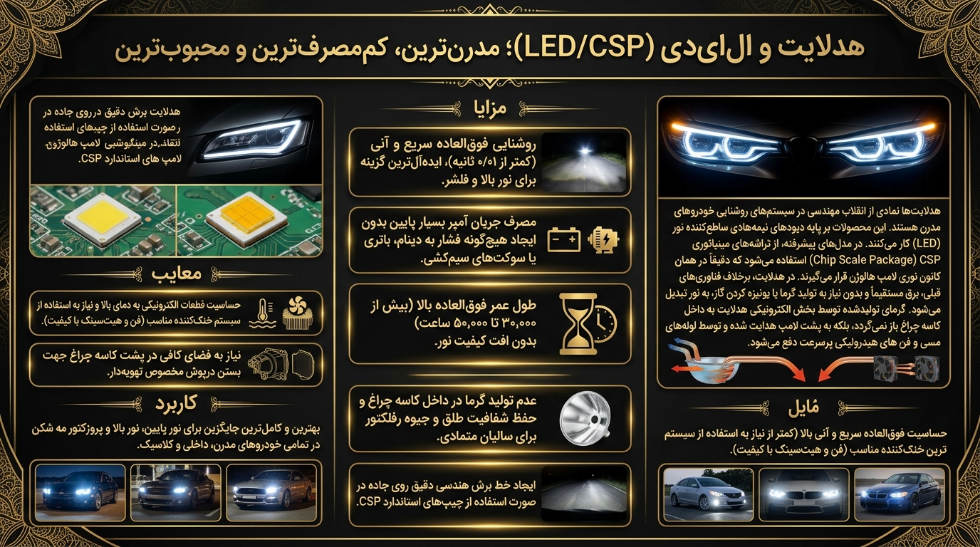 هدلایت خودرو