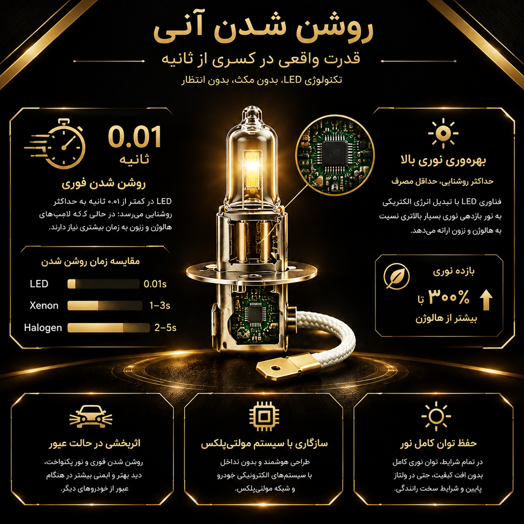 روشن شدن آنی هدلایت
