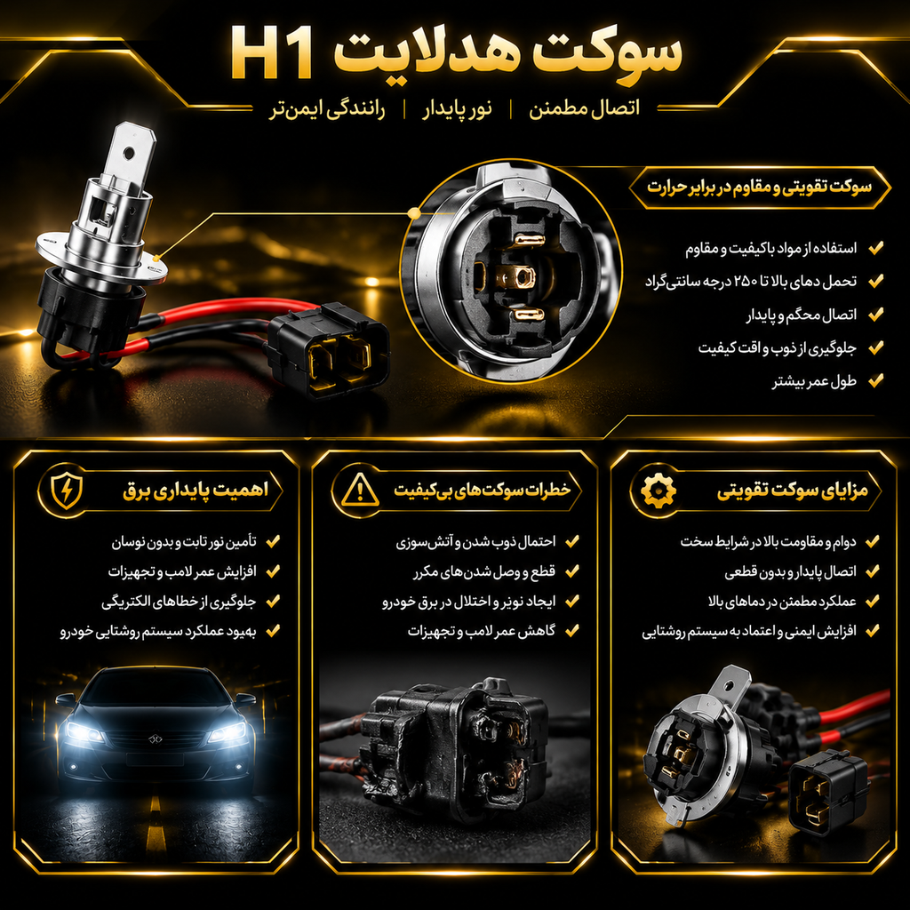 سوکت هدلایت H1