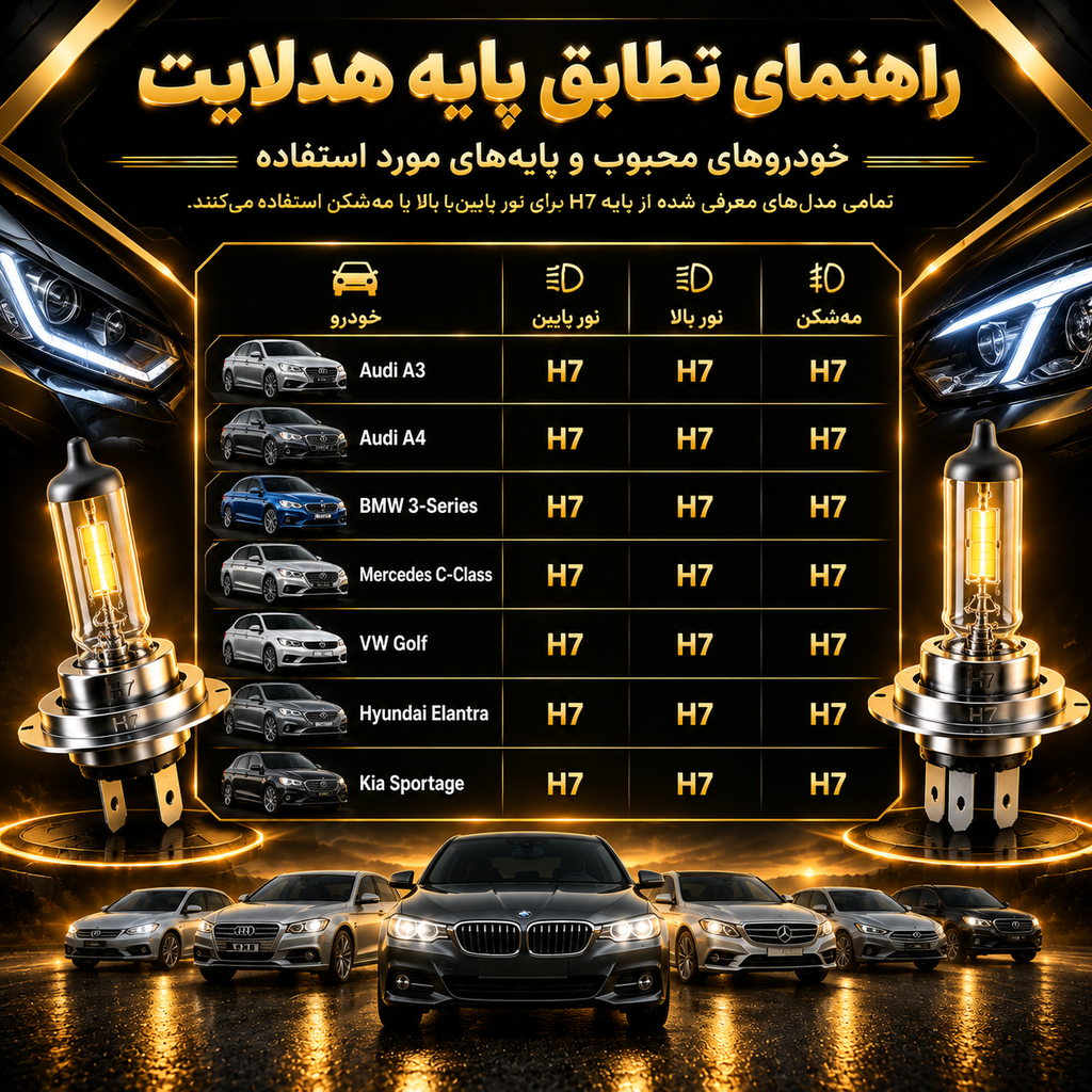 راهنمای پایه H7