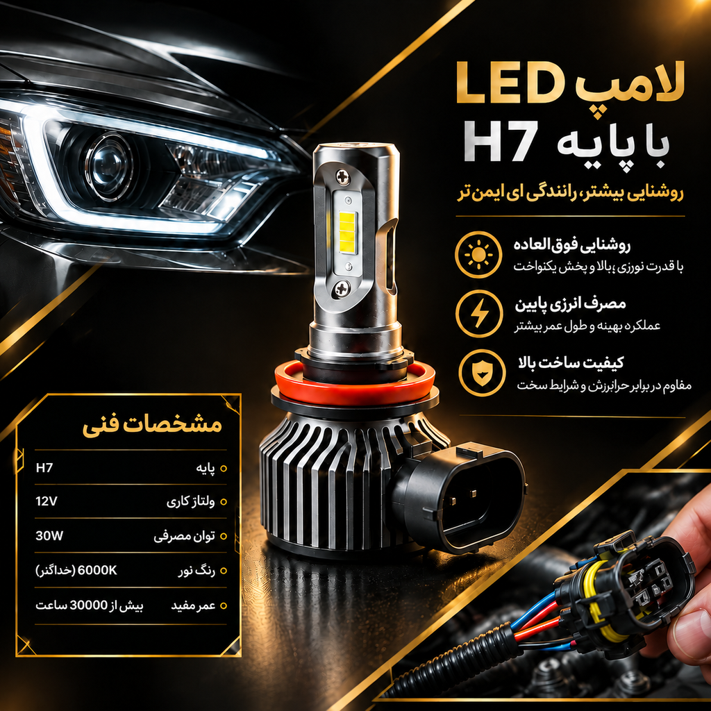 هدلایت پایه H7