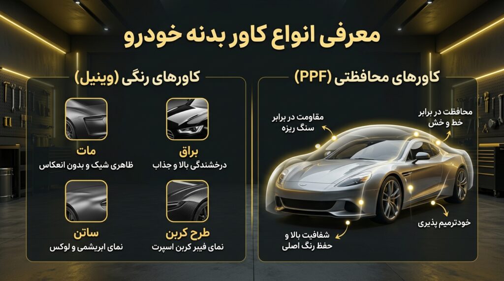 کاور بدنه ماشین در کرج